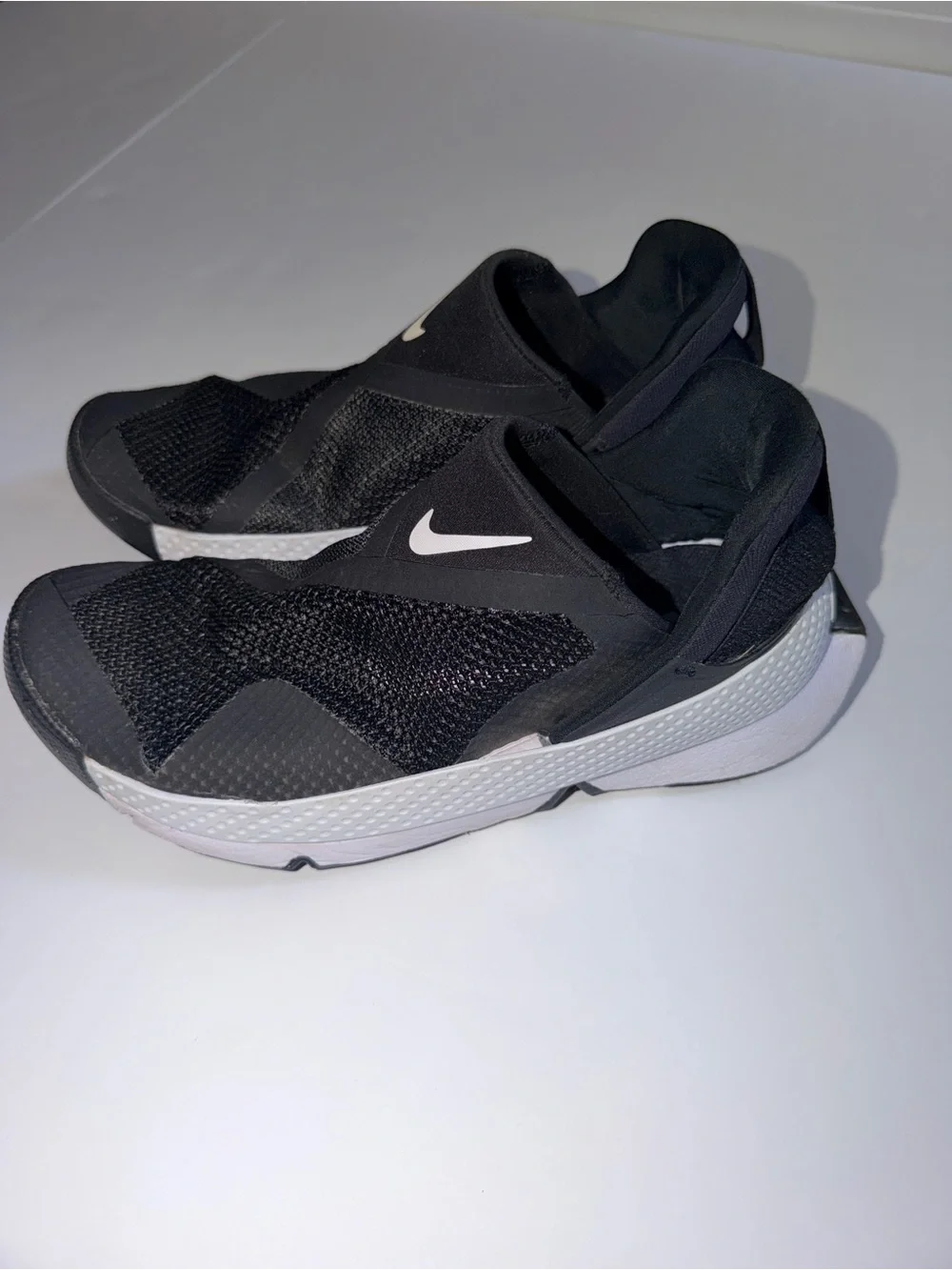 Nike Womens Slip-On Athletic Shoes in Black and White